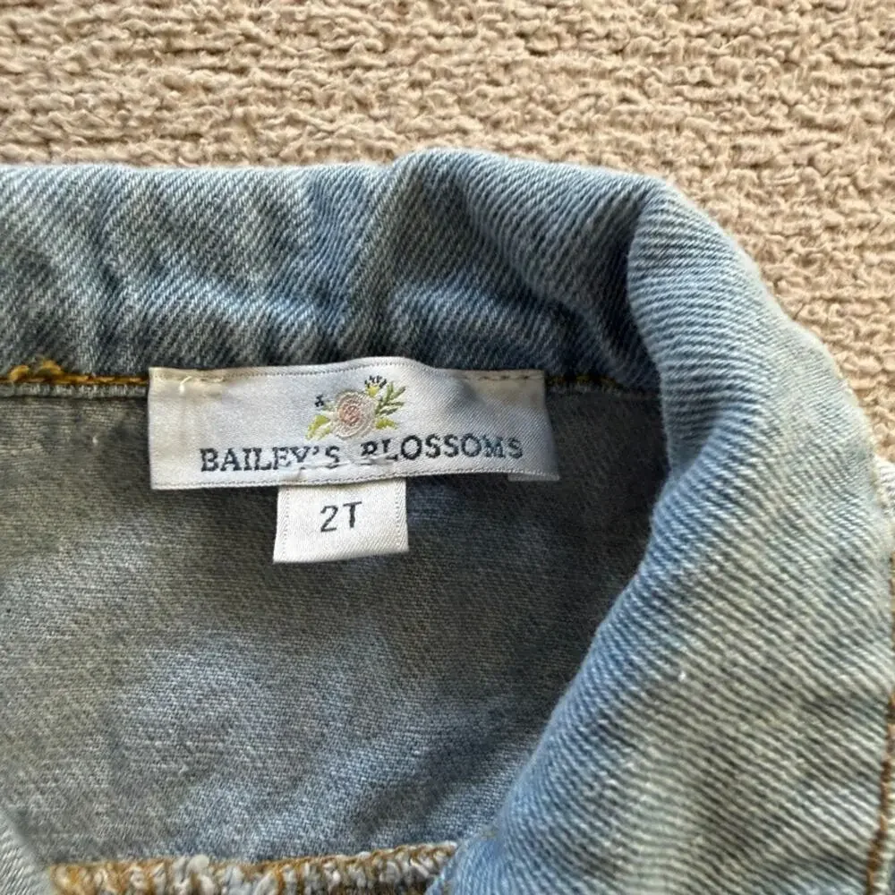 Bailey's Blossoms‎ Jean Jacket Baby Girl 2T